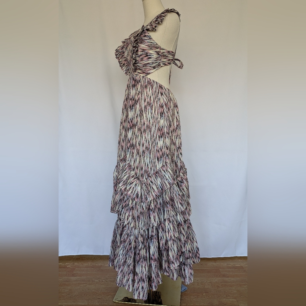 Magali Pascal Ruffled Cut-Out Maxi Dress - Picture 6 of 12